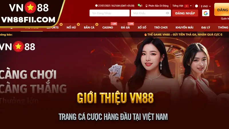 Giới thiệu VN88 - Địa chỉ cá cược hàng đầu tại Việt Nam Giới thiệu VN88 - Trang cá cược hàng đầu tại Việt Nam