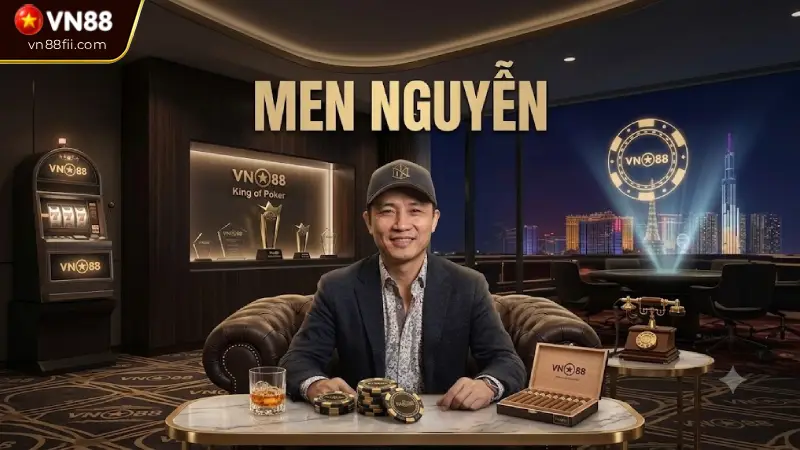 CEO VN88 "thần bài" Men Nguyễn và hành trình đưa chuẩn las vegas về việt nam Nguyễn Văn Mến, hay còn được cả thế giới xưng tụng với danh hiệu Men "The Master" Nguyễn